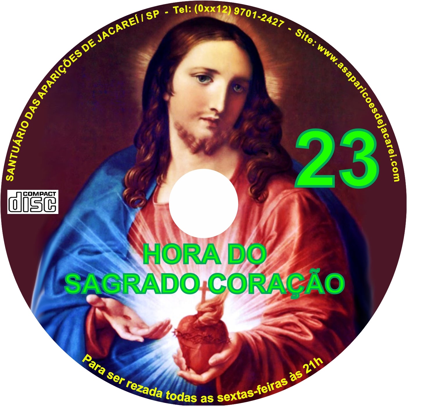 CD Hora do Sagrado Coração 23 CD Hora do Sagrado Coração 23